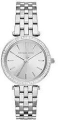 Michael Kors Analog Silver Dial Women's Watch MK3364 Stainless Steel, silver Strap