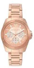 MICHAEL KORS Michael Kors Stainless Steel Outlet Alek Analog Rose Gold Dial Women Watch Mk7264, Rose Gold Band