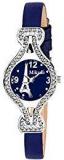 Mikado Blue Shark Italian Leather Analog Watch For Girls And Women