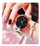 Mr. Brand Magnetic Strap Styish Luxury Analog Watch For Women And Girls