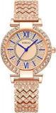 NIBOSI Analog Rose Gold Dial Women's Watch For Girls&Miss&Ladies Diamond Studded With Stylish Watches