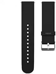 Noise Noise 22mm Silicone Smart Watch Strap Compatible with ColorFit Ultra/Ultra 2, Vision, Caliber, Pro 3, Active/GPS, Buzz, Core, Nav/Nav+, Endure Smartwatch Straps for Men & Women Jet Black by Noise