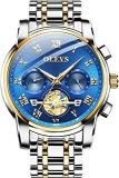 OLEVS Chronograph Analogue Men's Luxury Watch Blue Dial