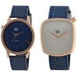 Om Designer Analogue Round Shaped Couple Watch Unisex O