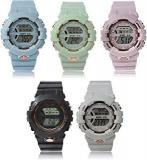 OM DESIGNER Digital Multicolor Silicon Belt Unisex Watches For Girls & Boys Combo Pack Of 5