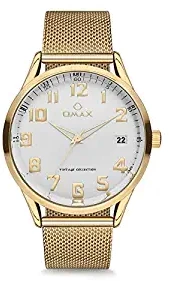 Omax Analog White Dial Watch for Men