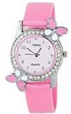 PAPIO Analogue White Dial Pink Color Girl's Watch DG_BF_Pink