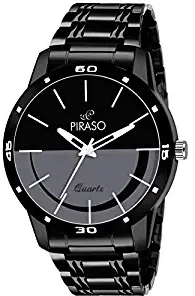 Piraso Analogue Black Dial Men's Watch 54 BK CK