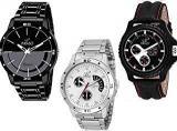 PIRASO Luxury Analogue Men's Watch Black & White Dial Black Colored Strap