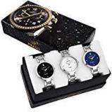 PIRASO Movado Analogue Women's Watch Combo Pack Of 3