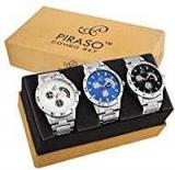 PIRASO Pack Of 3 Multicolour Analog Analog Watch For Men And Boys