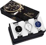 PIRASO Watch Combo For Girls & Womens Pack Of 3 Rich Look Fashionable Watches PW3 2266