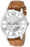 Polo Hunter White Day And Date Strap Men's Watch 1134