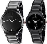 PRIMESHOP Analogue Men's Watch Black Dial Black Colored Strap