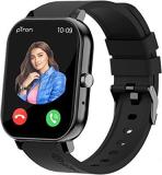 PTron Newly Launched Force X10S Smartwatch With Bluetooth Calling, 1.85 Inch Full Touch Display, 600 NITS Brightness, HR, SpO2, Watch Faces, Voice Assistant, 5days Battery Life & IP68 Waterproof Black