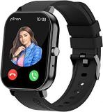 PTron PTron Newly Launched Force X10S Smartwatch With Bluetooth Calling, 1.85 Inch Full Touch Display, 600 NITS Brightness, HR, SpO2, Watch Faces, Voice Assistant, 5days Battery Life & IP68 Waterproof Black