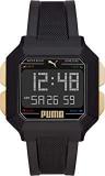 Puma Remix Digital Black Dial Unisex's Watch P5060