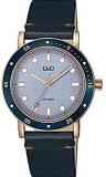 Q&Q Analog Blue Dial Unisex's Watch QB85J102Y