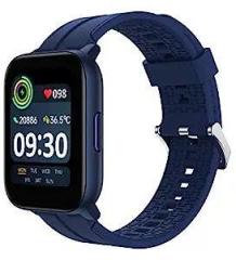 realme realme Techlife Smart Watch SZ100 1.69 inch HD Display with SpO2, Heart Rate & Temperature Monitors Blue Strap, Free Size, RMW2103