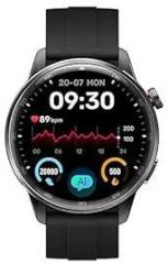 realme Watch S2, 1.43 inch AMOLED Display, IP68 Dust & Water Resistance, Customisable Watch Faces, AI Customised Health Tracking, Super AI Engine & upto 20 days battery Smartwatch Black Strap, One Size