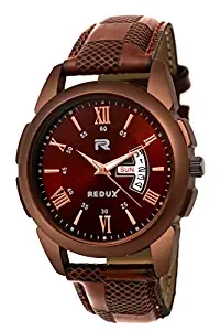 Analogue Brown Dial Men's & Boy's Watch RWS0215S