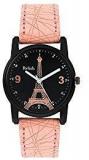 Relish Analog Eiffel Tower Black Dial Watches For Girls & Women RE L064PT