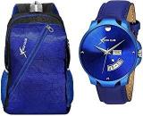 Rich Club Analogue Unisex Watch Blue Dial Blue Colored Strap RC BAG 03+5028