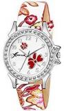 Rich Club Crystal Studded Analogue White Dial Women's Watch