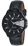 Rich Club RC 0369 Black Dial And Leather Strap Day And Date Analog Watch For Men And Boys