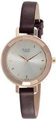 Rose Gold Dial Analog Watch For Women NR2575WL01