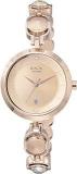 Rose Gold Dial Analog Watch For Women NR2606WM02