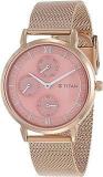 Rose Gold Dial Analog Watch For Women NR2652WM01