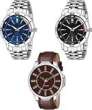 RPS FASHION WITH DEVICE OF R Analogue Men's Watch Combo Set Pack of 3