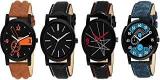 RPS FASHION WITH DEVICE OF R RPS FASHION WITH DEVICE OF R New Arrival Wedding Seasons Special Casual, Dress, Fashion, Luxury Collection Analogue Men's Watch Multi Colour Dial Multicolor Colored Strap Pack Of 4 SR540C