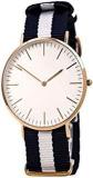 RUNNER Classic Analogue Men's And Women's Watch White Dial Multi Colour Strap