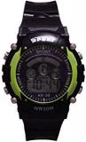 S S TRADERS S S Trader Unisex Plastic Sporty Green Digital Water Proof Watch With Days & Date Good Gifting Watch