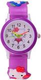 S S TRADERS Unisex Plastic Purple Kitten Kid's Analogue Watch S S TW0015