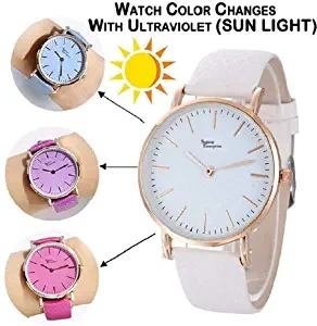 Analogue White Dial Women's Watch dis7536