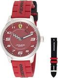 Scuderia Ferrari Pitlane Analog Red Dial Unisex's Watch 0860016