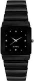 SELLORIA Square Model Analogue Black Dial And Stainless Steel Chain Strap Mans Watch