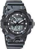 SF Hustler Analog Digital Dial Men's Watch With Night Vision Backlight, Dual Time & Alarm Feature Manufactured By Titan Company Ltd