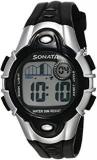 SF Sonata Super Fibre Digital Grey Dial Unisex Watch 87012PP04