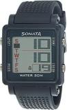 SF Sporty Digital Grey Dial Men's Watch NL77043PP02/NP77043PP02