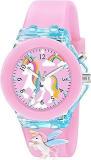 Shocknshop 3D Cartoon Analouge With 7 Color Glowing Disco Light Unisex Watch For Kids Girls And Boys