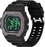 Shocknshop Digital Sports Square Dial LED Unisex Rubber Strap Watch For Men And Womens WCH32