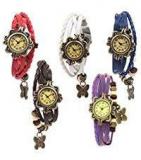 Shree Analogue Blue, Red, White, Brown And Purple Dial Girls Watch Sh 1108990 Piit