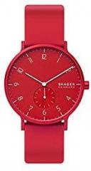 Skagen Aaren Kul r Analog Red Dial Unisex's Watch SKW6512