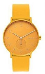 Skagen Aaren Kul r Analog Yellow Dial Unisex's Watch SKW6510