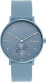 Skagen Silicone Aaren Kul R Analog Blue Dial Unisex Watch Skw6509, Blue Band