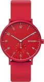 Skagen Silicone Aaren Kul R Analog Red Dial Unisex Watch Skw6512, Red Band